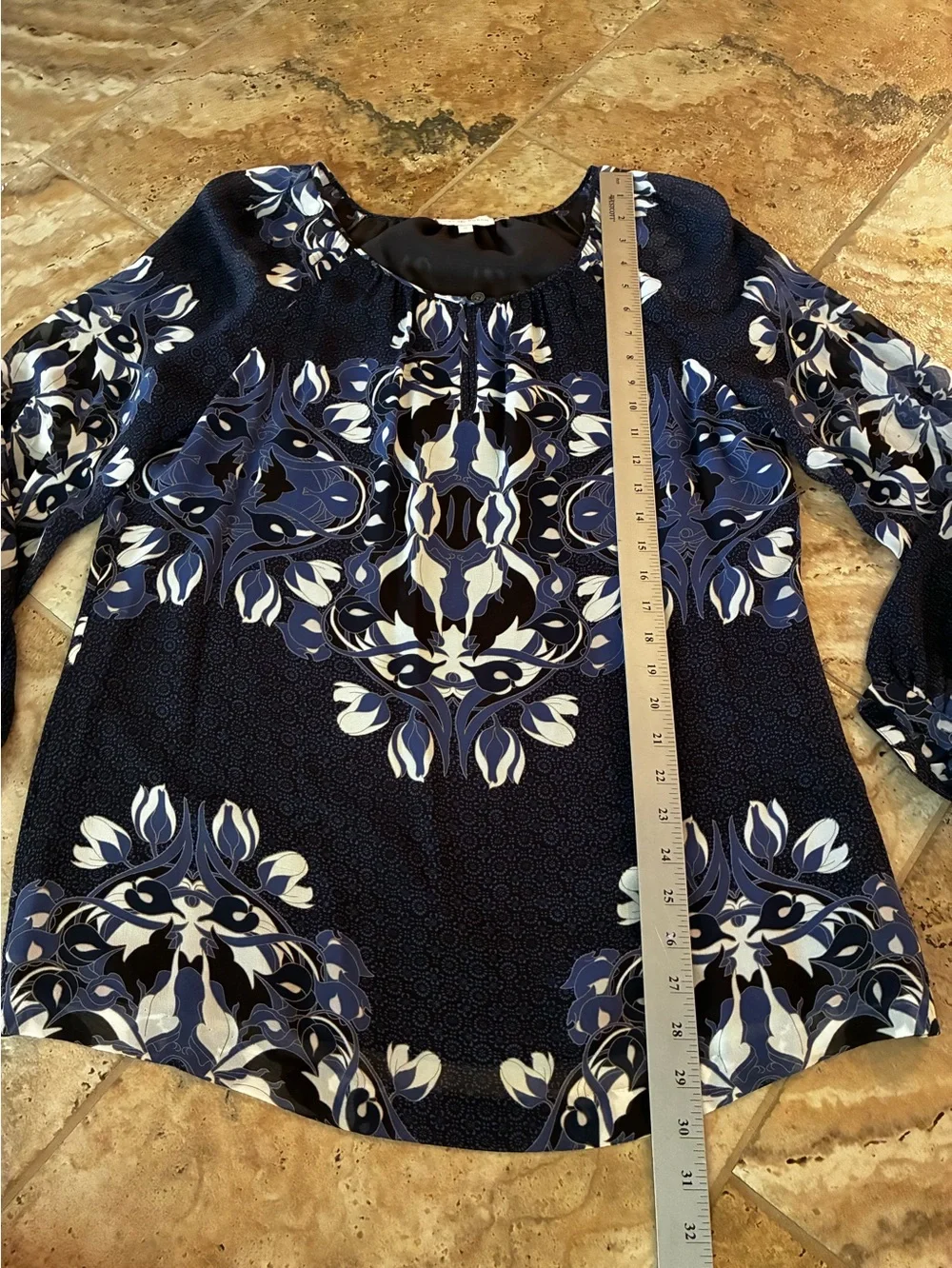 Tory Burch Lisa Silk Top